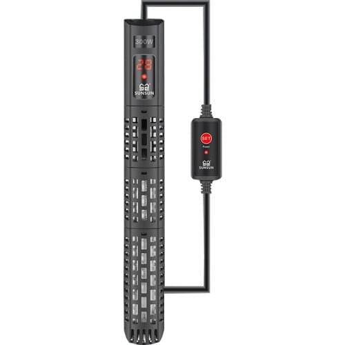 SUNSUN Aquarium Heating Rod Intelligent LCD Display Digital Adjustable Constant Temperature Control Fish Tank Submersible Heater