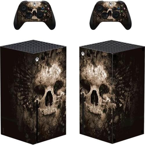 Horror Skull Style Xbox Series X Skin Sticker for Console & 2 Controllers Decal Vinyl Protective Skins Style 1