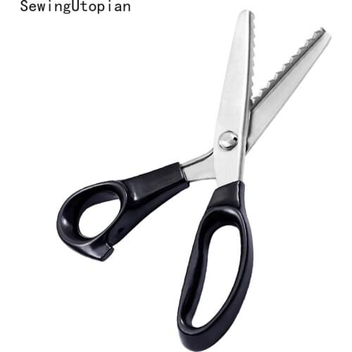 2/3/4//5mm/7mm Tailor Scissors Professional Dressmaking Pinking Shears Scissors Fabric Embroidery Decorative Shears for Sewing