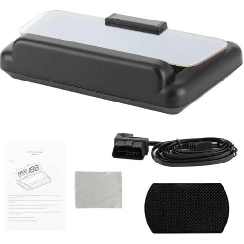 Instrument panel auto accessories Car HUD with Mirror Refilection Auto Speed Water Temperature Voltage Meter C500 auto