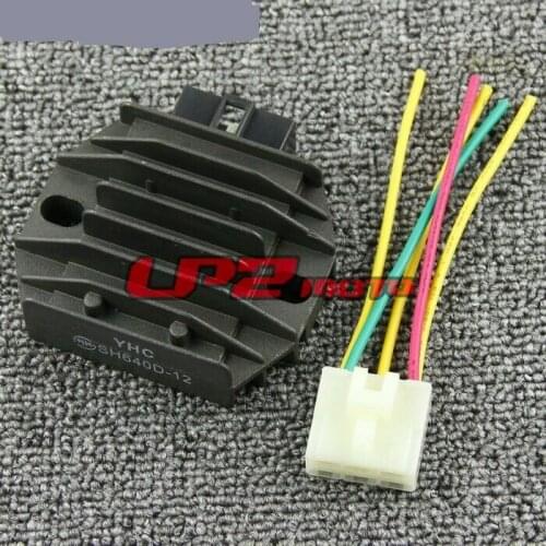Regulator Rectifier+Plug for Piaggio Skipper ST150 00-02 Vespa LX 125 150 06-09 Beverly 200 RST 250 01-05 Fly 125 150 05-14