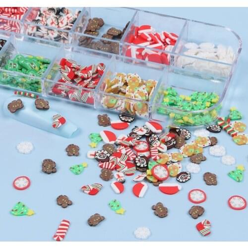 Halloween Design Nail Sequins Witch Ghost Zombie Polymer Clay Slice 3D Pumpkin Flakes For Nail Art Decorations Manicure RK140155