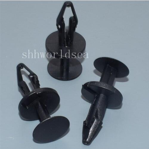 Shhworldsea 100PCS Air weir grille Push Type Retainer For GM 2003-On For Ford Auto Plastic Clips Fasteners Car Fastner clip