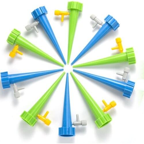 New 12pcs Drip Irrigation System Automatic Watering Spike for Plants Garden Watering System Irrigation System Greenhouse
