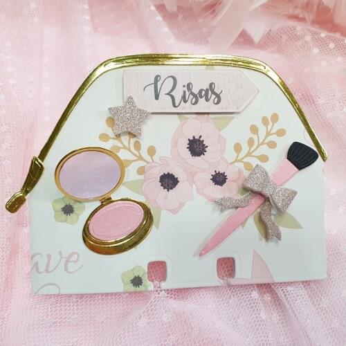 Cutting Dies Memorydex Makeup Bag Scrapbook Cardmaking DIY Paper Craft Metal Stencil Surprise Creation