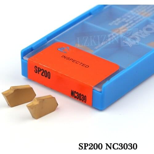 Insert SP200 SP300 SP400 PC9030 NC3020 NC3030 Slotted Carbide Blade SP 300 Grooving Metal Tool CNC Lathe Turning Tool for P.M.K