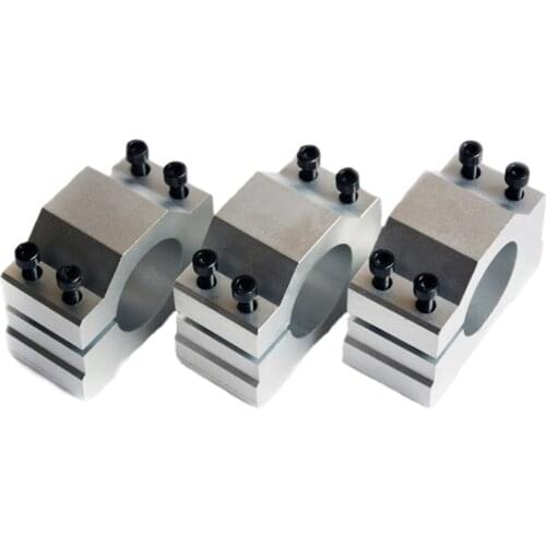 1pc Engraving machine spindle motor from 20mm to 90mm bracket seat cnc carving clamp holder aluminum