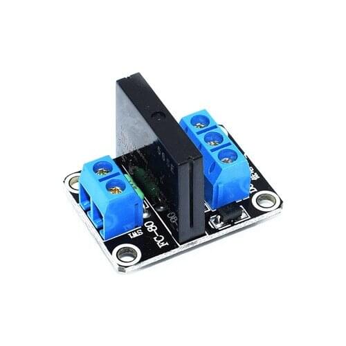 10pcs/lot 5V 1 Channel SSR G3MB-202P Solid State Relay Module 240V 2A Output with Resistive Fuse For Arduino