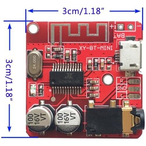 3.7-5V MP3 Bluetooth Lossless Decoder Board Car Stero Speaker Amplifier Module K5DB