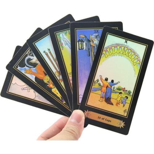78 PCS Cards Tarot Cards Board Game High Quality Paper Full English Edition for Astrologer