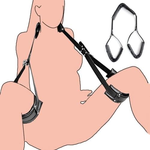 BDSM Bondage Sex Shop Restraints Slave Open Leg Restrain Ropes Sex Swing No Vibrator Adult Erotic Sex Toys For Woman Couples