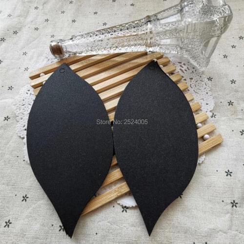 Free shipping blank leaf shape cutting tag 6.9x14.5cm 100 pcs a lot/kraft paper tag/clothing hang tag/bookmark/gift card/label