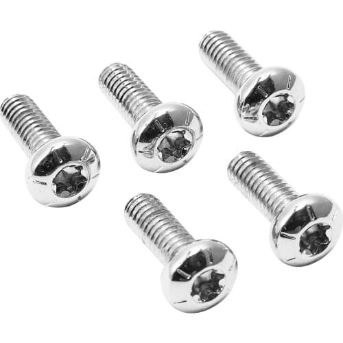 Motorcycle 5x Front Disk Brake Rotor Bolts For Harley Softail Dyna Touring