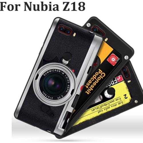 For Nubia Z18 Case cover retro cartoon soft phone Case For Nubia Z 18 case NubiaZ18 Protection Shell For Nubia NX606J coque