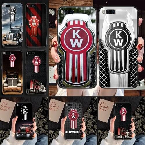 American heavy truck Kenworth Phone case For Xiaomi Mi Max Note 3 A2 A3 8 9 9T 10 Lite Pro Ultra black luxury cover 3D