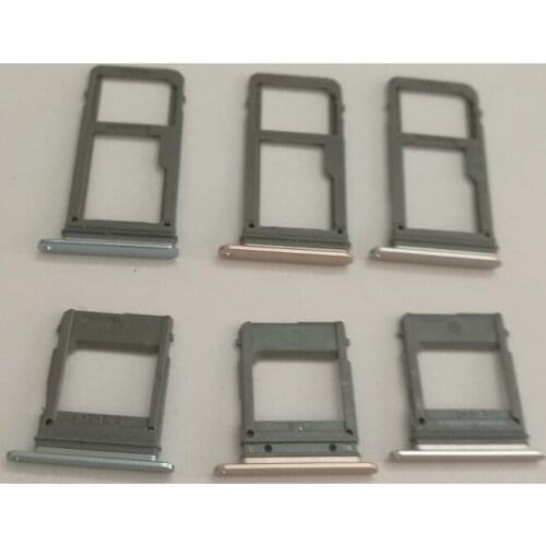 50set Dual&Single Sim Tray for Samsung Galaxy A5 (2017) A520 A7 A720 SIM Card Tray Slot Holder Replacement Part