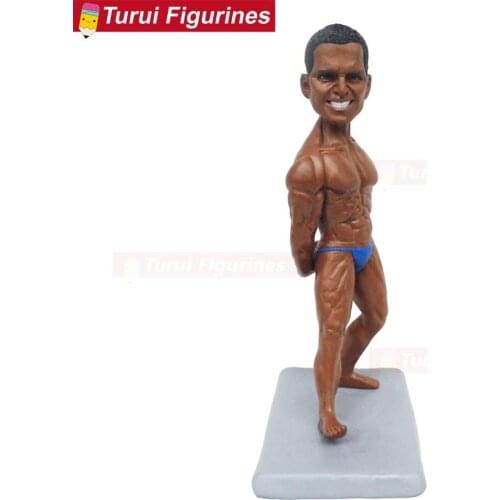 Body builder miniature figurines toys decor mini statue design birthday anniversary present gift action toy figures figura dolls