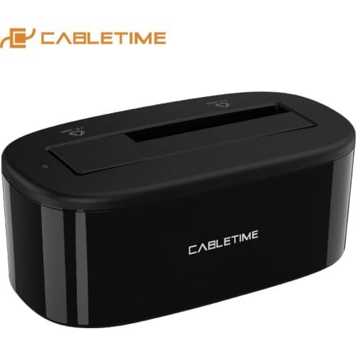 CABLETIME HDD Case 3.5 Hard Drive Enclosure Storge for Laptop SSD Disk HDD Box External HDD Enclosure C347