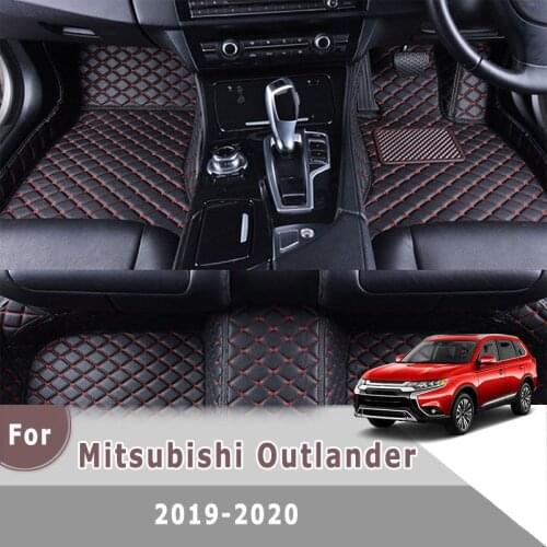 RHD Carpets For Mitsubishi Outlander 2019 2020 (5 seats) Car Floor Mats Auto Interior Accessories Custom Foot Rugs Waterproof