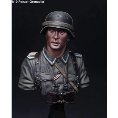 1/10 Scale Unpainted Resin bust Panzer Grenadier collection bust
