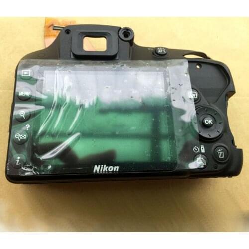 New complete Back cover assy with LCD screen and buttons Repair parts For Nikon D3300 SLR