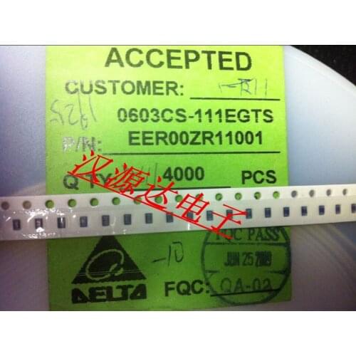Original New 100% 0603CS-111EGTS SMD high frequency winding inductance 0603 110NH 1.6X0.8MM