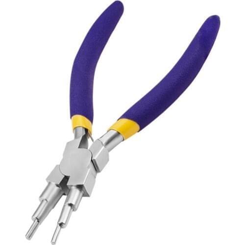 Inconel Round Nose Pliers Diy Hand Making Six-section Pliers Multifunctional Jewelry Accessories Handmade Modeling Winding Tools