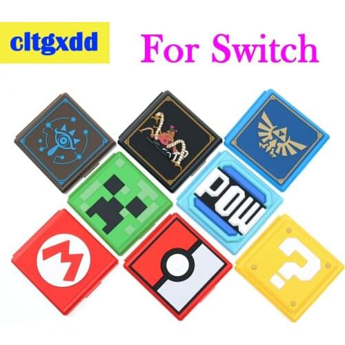 Cltgxdd Nintend Portable Game Cards Storage Case For Nintendos Switch Hard Shell Box For Nintendo Switch Games