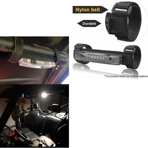 Universal Roll Bar Mount LED Work Light Kits Wraparound Driving Dome Interior Light for UTV ATV RZR Polaris Ranger