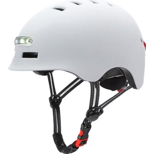 Bike Bicycle Helmet for Men Women Fully Covered Safety Protective Cycling Accessories with Tailligh & Headlight USB Rechargeable