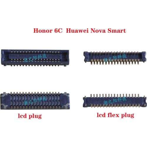 LCD Display FPC Connector Plug MotherBoard Pin For Huawei Nova Smart Honor 6C