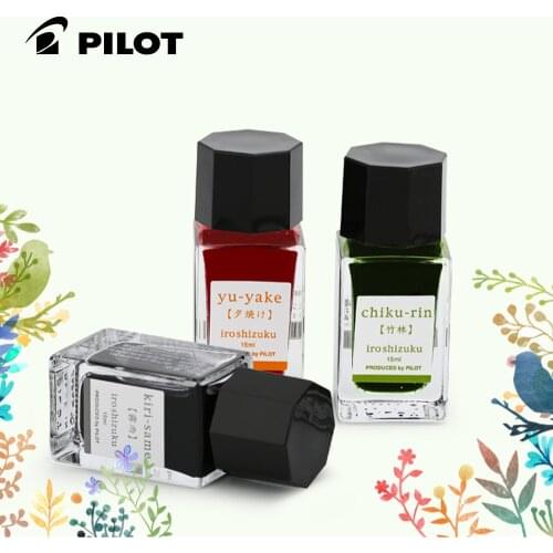 1 Bottle PILOT INK-15 Color Iroshizuku Mini 24 Color Natural Color Ink 15ml Non-carbon Fountain Pen Ink