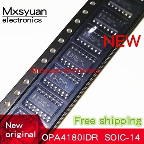 10pcs~50pcs OPA4180 OPA4180IDR OPA4180ID SOIC-14 New original In stock