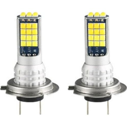 2Pcs H3 H4 H7 H16 9005 9006 H11 PD13W Super Bright Dual Color Fog Lights Car Fog Lights Car Driving Lamp Fog Lamps White 23GC