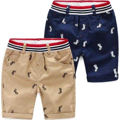 2021 Summer Cotton 3 4 6 8-12 Years ChildrenS Capris Teenage Motorcycle Print Short Pants Sports Basketball Shorts For Kids Boy