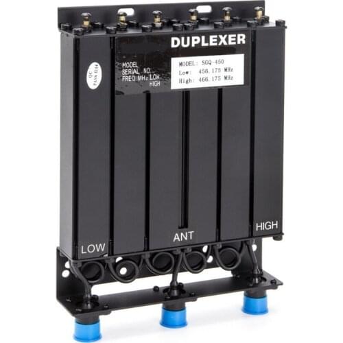 30W UHF Duplexer 6 Cavity N Female connector two way radio 400-470MHz repeater