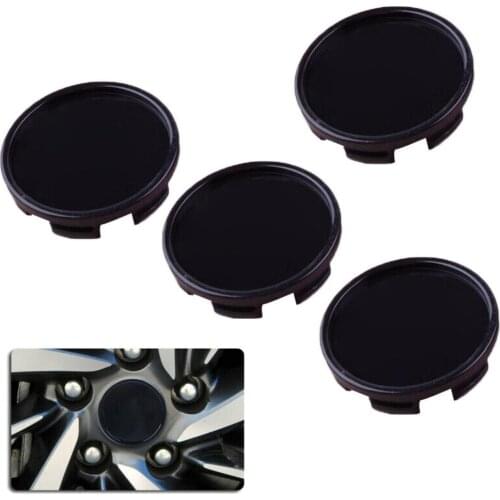 4Pcs Universal Car Wheel Tire Rims Center Hub Caps Cover Decorative Hub Center Cover ABS 60mm*56.5mm