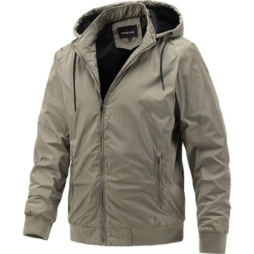 Aflczyu Hooded Jackets For Men