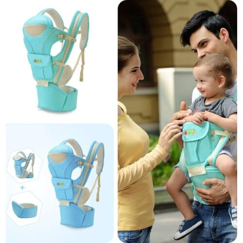 BBU Multifunctional Baby Carrier Four Seasons Ergonomic Baby Sling Breathable Infant Waist Stool Front Facing and Face to Face