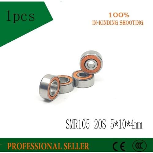 Free Shipping 1PC SMR105 2OS CB ABEC7 5X10X4mm Stainless Steel Hybrid Ceramic Bearings/Fishing Reel Bearings SMR105C 2OS