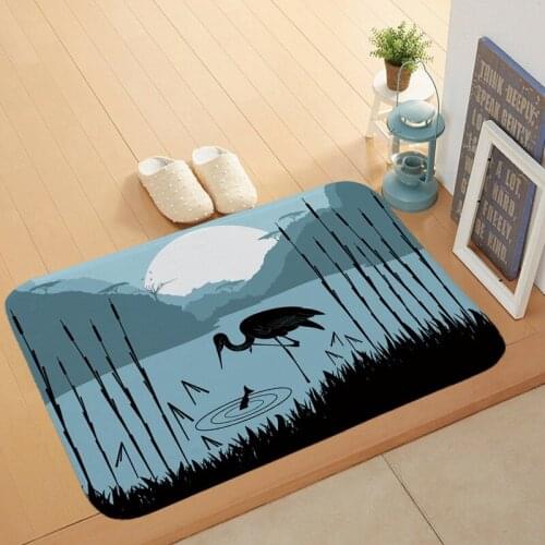 Home Decor Shadow Pattern Kitchen Mat Bedroom Living Room Carpet Entrance Doormat Home Balcony Floor Mat Bathroom Anti-Slip Rug