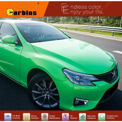 Carbins Exclusive Film Crystal Vinyl Auto Car Wrapping Graphics Stickers Lake Green Roll