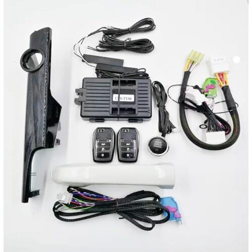 For Toyota Prado 2010-2017 Car Engine Push Button To Start Stop Remote Key Start Stop Keyless Entry with Panel Plug and Play