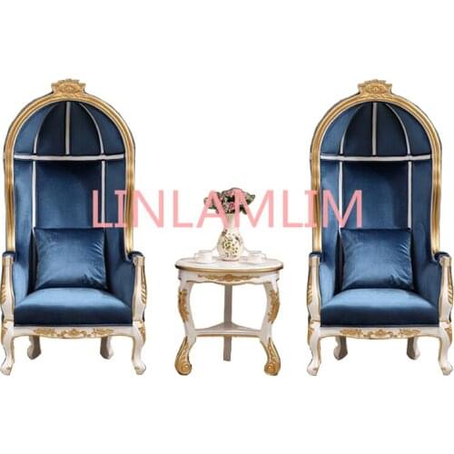 Living room Sofa set диван мебель кровать muebles de sala cloth fabric sofa 2 high wooden chairs cama puff + round side table