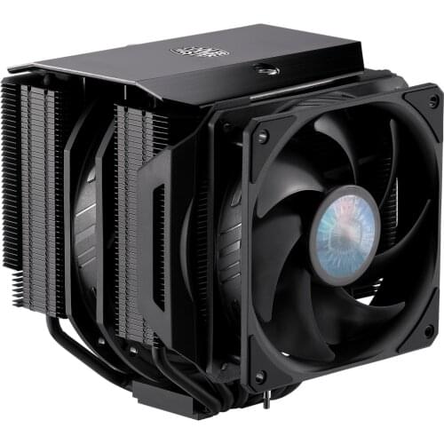 Cooler Master MASTERAIR MA624 STEALTH Double Tower SickFlow 140mm Fan 6 Heatpipe CPU Cooler For Intel 115x 2011 1200 AMD