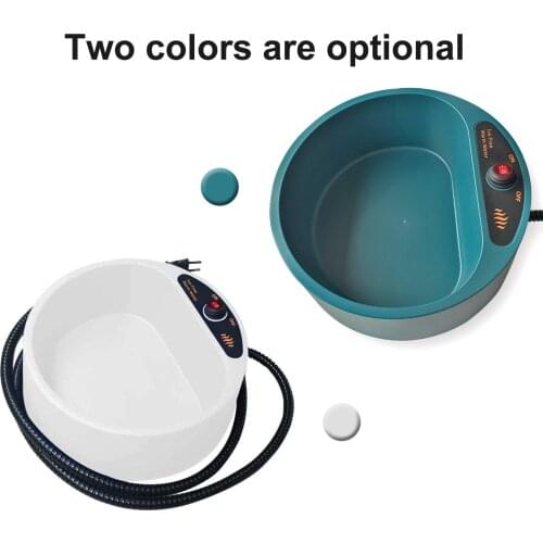 2.2L Constant Temperature Heated Pet Bowl Outdoor Thermal-Bowl Provide Drinkable Water in Sub-Freezing Temperature for Cats Dogs
