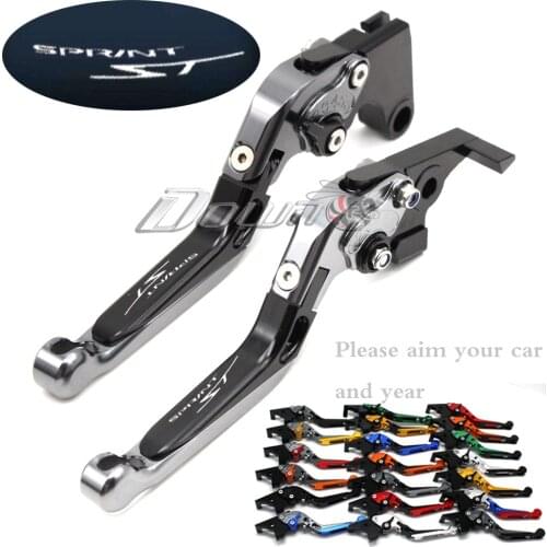 Motorcycle Folding Extendable CNC Moto Adjustable Clutch Brake Levers For Triumph SRINT ST 1997 1998 1999 2000 2001 2002 2003