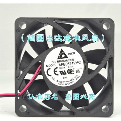 New original 6013 6CM AFB0624VHC DC24V 0.18A 2-wire inverter fan
