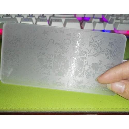 Plastic 6*12cm New 1PC Lace Design Nail Stamping Plates Nail Art Image Stampping Nail Art Plates Manicure Template,, JKL08