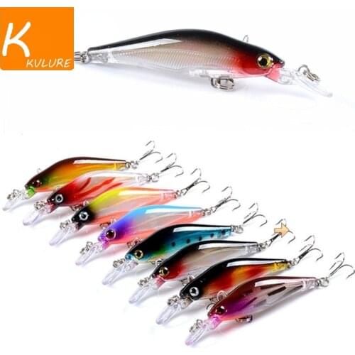 1Pcs Floating Laser Minnow Fishing Lures 8.3cm 6.2g Wobbler Crankbait Tackle 3D Eyes Hard Plastic Bait Bass Pike Carp Fishing